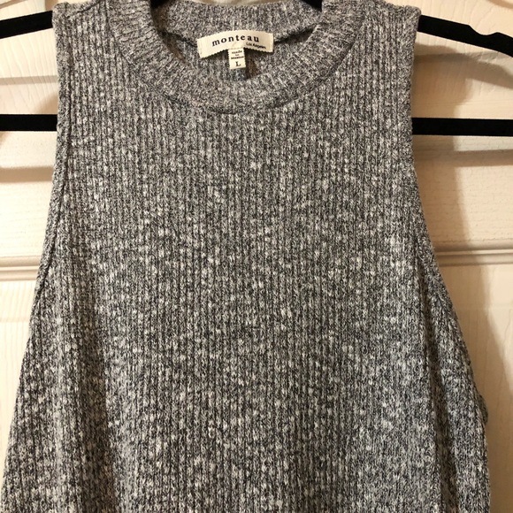 Gray Ribbed Tank Top - Picture 3 of 7